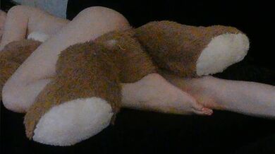 Girl Humping Teddy Bear Horror Movies Make Her Horny