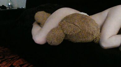 Girl Humping Teddy Bear Horror Movies Make Her Horny