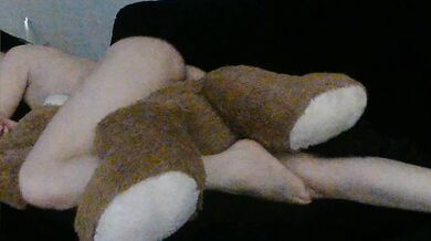 Girl Humping Teddy Bear Horror Movies Make Her Horny