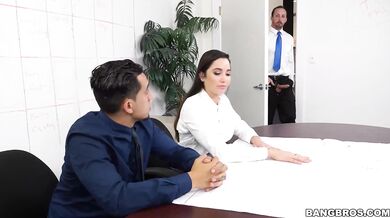 BANGBROS - Banging Hot Babe Karlee Grey Has Naughty Office Sex And Squirts Several Times