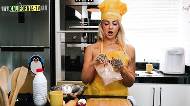 Hot Lesbians In Aprons And Panties Cooking Just For You!