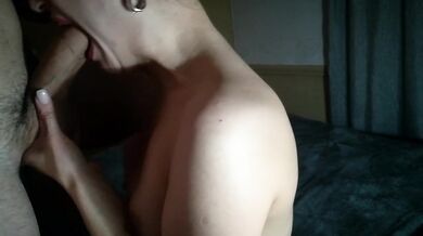 Fast blowjob after shower for horny greek teen