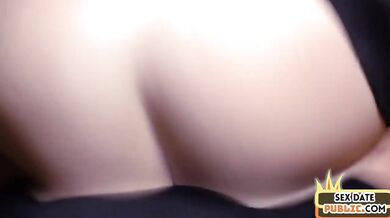 PUBLIC SEX DATE - German gets POV fucked by sex date after outdoor flashing