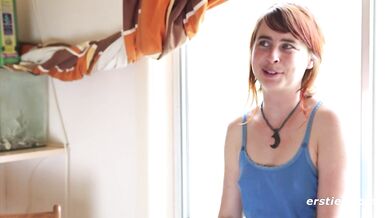 Ersties - Hairy Babe Gets Off While Rubbing Her Pussy