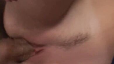 Teen Brune Big Tits Blue Dress chick gets her tight holes Anal .mp4