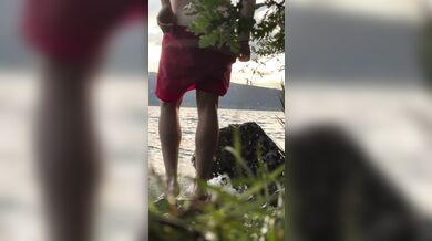 Just me masturbating in the nature in France - Solo camping amateur no cut
