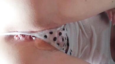 Trashy slut pissed her panties then I piss all over her | panty piss | clothes pissing