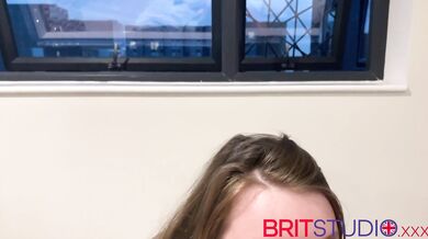 Gorgeous British 18 Year Old Sucks Cock And Plays With Cum