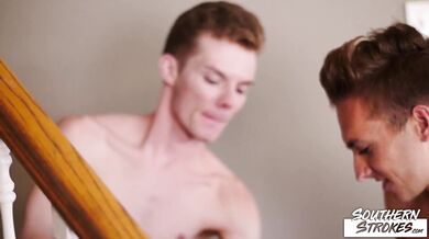 Blond Twink Fucked Hard After Sloppy BJ