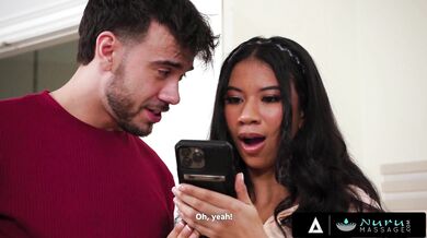 Sexy Girlfriend Gives A Naughty Gift To Her BF