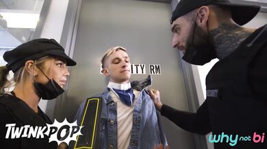 TWINKPOP - Dirty Bisexual Desires At The Airport With Shana Lane