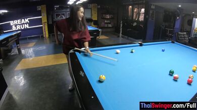 Amazing ass Thai chick taken home from a bar for a massage and a blowjob