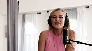 CURVACEOUS BLONDE Blake Blossom Rides Silver-Haired Stud Mike Mancini's HARD Cock