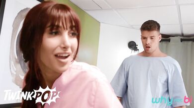 TWINKPOP - Malik Delgaty Blows His Massive Load On Nurses Trevor Brooks And Mimi Malibu