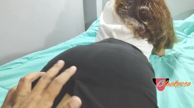 L3lackrose - หลอกนักศึกษา มาดูหนังโป้ที่ห้อง Asian college Thai Student Fuck and Cumshot