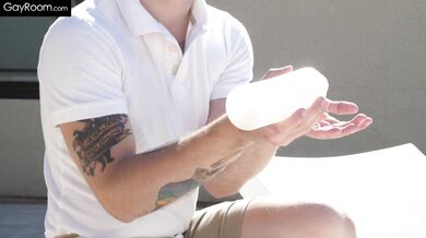 Poolboy Spreads His Ass Wide For Trent's Cock