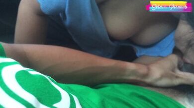 EP.1 (เสียงไทย) ไปส่งไม่ถึงที่โดน Grab จับอมควยซะก่อน Thai Grab Car Blowjob