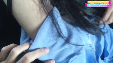 EP.1 (เสียงไทย) ไปส่งไม่ถึงที่โดน Grab จับอมควยซะก่อน Thai Grab Car Blowjob