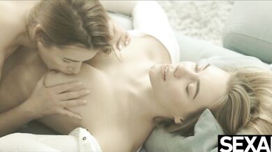 Watch stunning girlfriends lick each other to intense orgasms