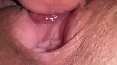 Hot Pussy Licking And Close Up Creamy Fuck With Stepsis In Pajamas