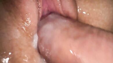 Hot Pussy Licking And Close Up Creamy Fuck With Stepsis In Pajamas