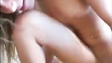 Amateur couple enjoying a hot sex at home