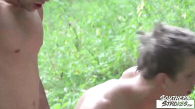 Hung Gay Raw Bred After Sensual massage