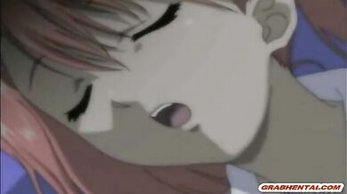 Caught redhead anime big tits fucked by monster tentacles