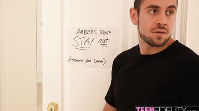 Horny Step-Sister Gets A Real Dick