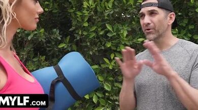 Hot MILF Barbie Feels Is Seduced By Dirty Coach During Private Training Session - MYLF (Donnie Rock, My Private)