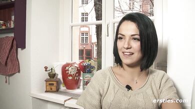 Ersties - Hot Amateur Babe Fingers Herself in the Living Room