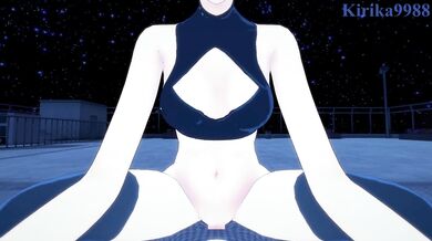 Nazuna Nanakusa and I have intense sex on a rooftop at night. - Call of the Night POV Hentai