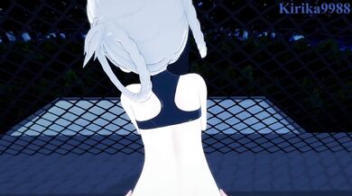 Nazuna Nanakusa and I have intense sex on a rooftop at night. - Call of the Night POV Hentai