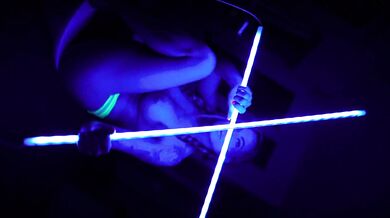 Sometihing more artistic sexy psycho in blue... Michaela Isizzu