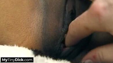 He is eating her wet pussy out on the bed