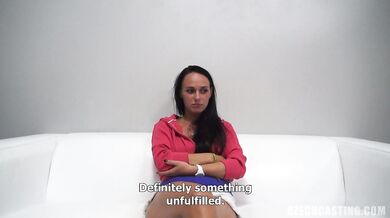 European Amateur Monika Rides Cock At The Casting