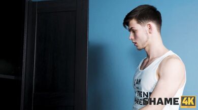 SHAME4K. guy finds dildo in the closet of old friend of his stepmother and bangs her