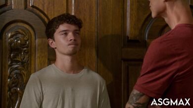 College Jock's Dick Jerked Under Dinner Table