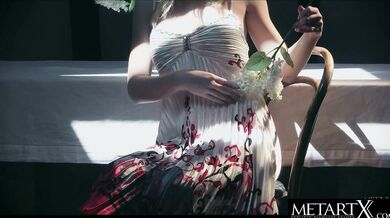 Gorgeous blonde's big tits jiggle as she masturbates eagerly