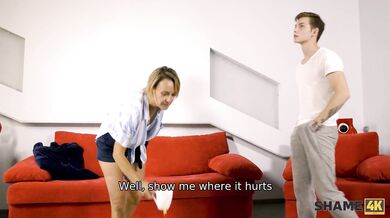 SHAME4K. Stud fulfills dirty fantasy and has sex with the beautiful doc