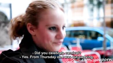 Studentin offenherzig!