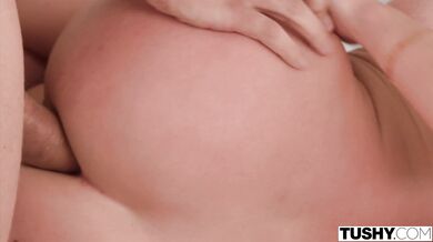 TUSHY Hot Blonde Stacy Having Intense Anal Climax