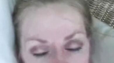 Giving The Swinger a Face Full Of Cum!