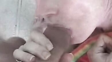 Giving The Swinger a Face Full Of Cum!