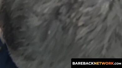 Logan Carter watches as the sexy man kneeling before him works on his cock without hesitation (Calvin Koons)