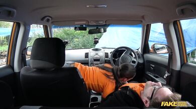 Fake Driving School - Super Cute 18 And Her Driving Instructor In Naughty Cheating Rough Sex video