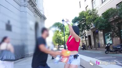 Another PUBLIC PICK UP by Sandra! Who wants to nail this mature hottie?