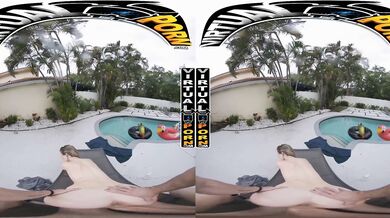 VIRTUAL PORN - Anya Olsen Asks Danny For A Massage But He Has Other Ideas And Rubs Her Pussy