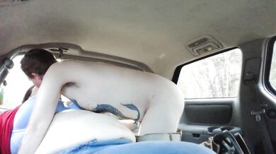 Naomi Leigh Car Fucked in Mountains Cumshot