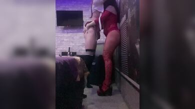 Big Ass In Stockings Fucked By A Trans Student In A Hotel